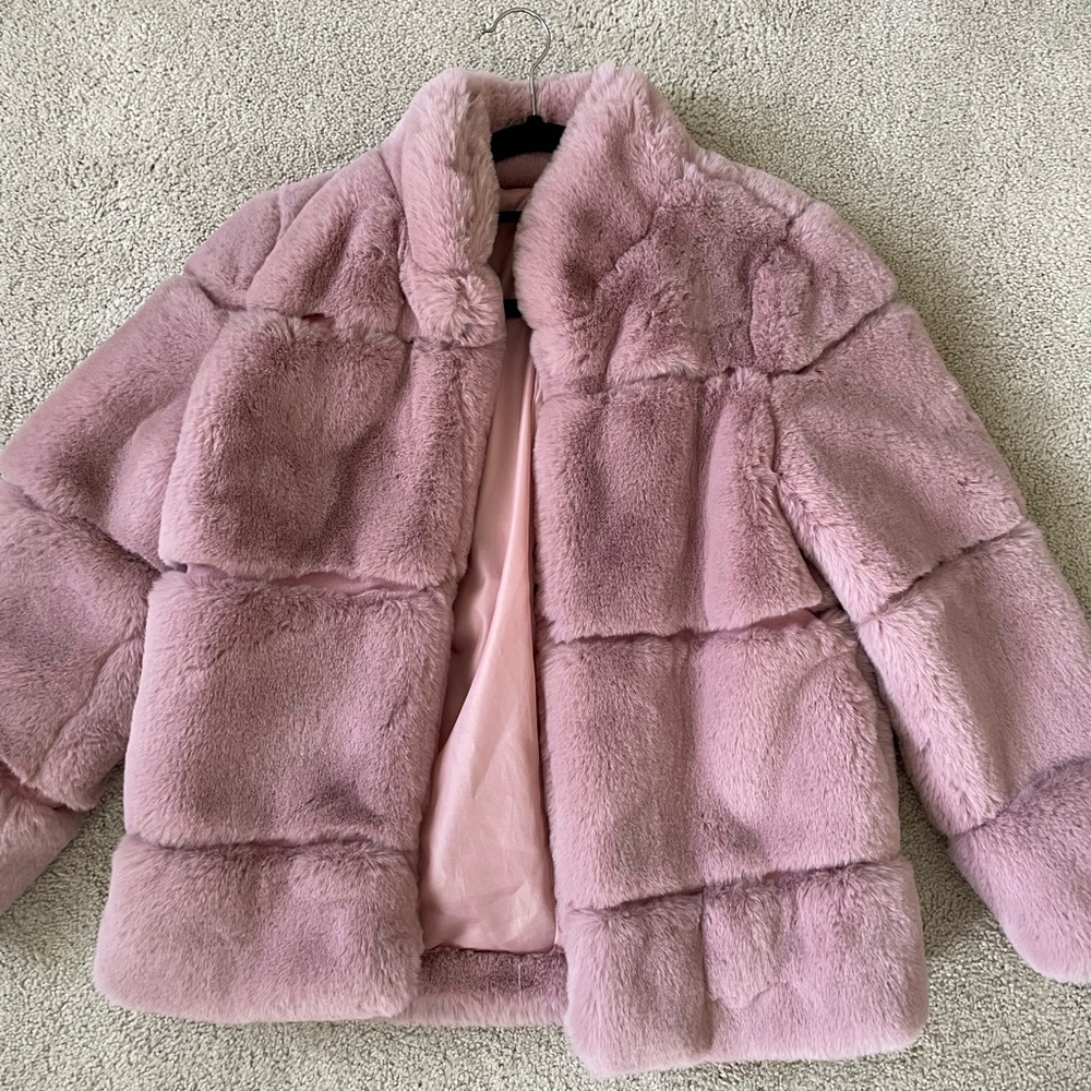 Apparis Soft Pink Teddy Jacket